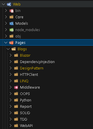 blazor wasm app pages