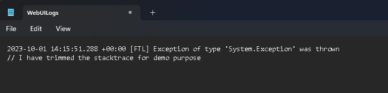 browser http logs