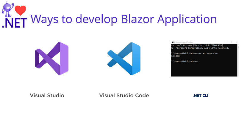 ways to develop blazor application